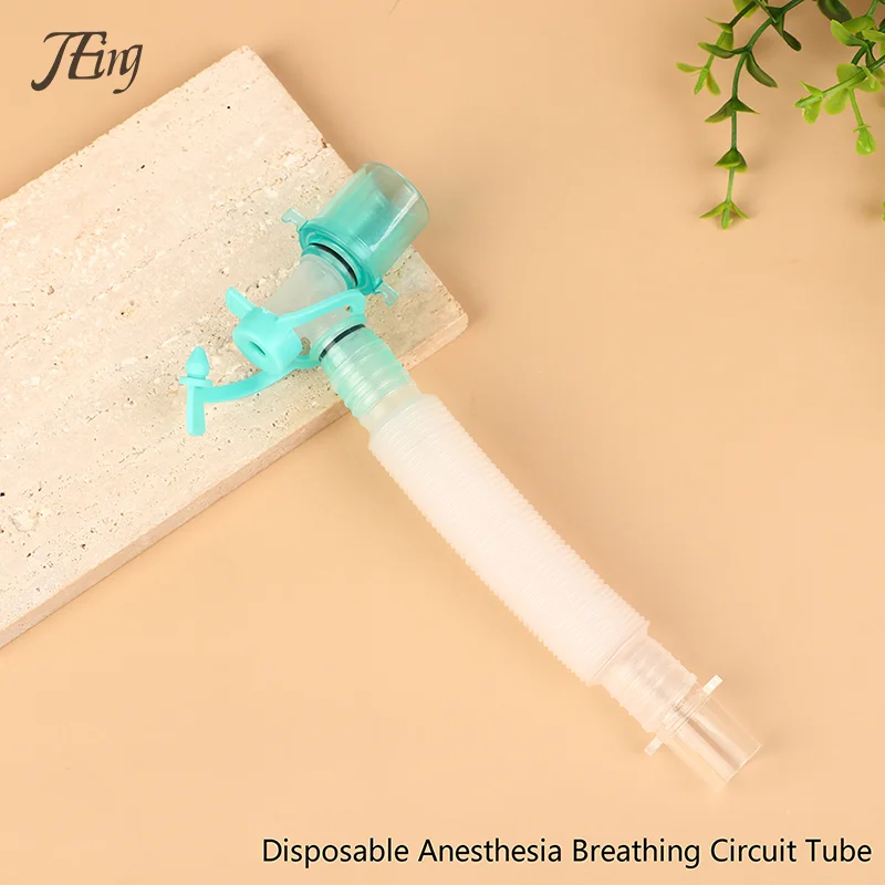 Pet Anesthesia Machine Accessories Disposable Anesthesia Breathing Circuit Thread Extension Tube Retractable Suction Tube Multifunctional L-shaped Rotary Joint