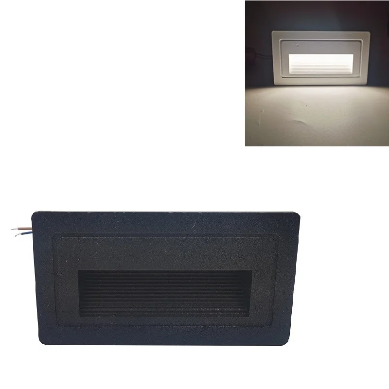 Outdoor Sensor indoor LED Step Light 15LEDS Waterproof Stair Light Wall Embedded Underground Deck Footlights 85-265V IP65 motion sensor light,led light,led wall lamp,wall light