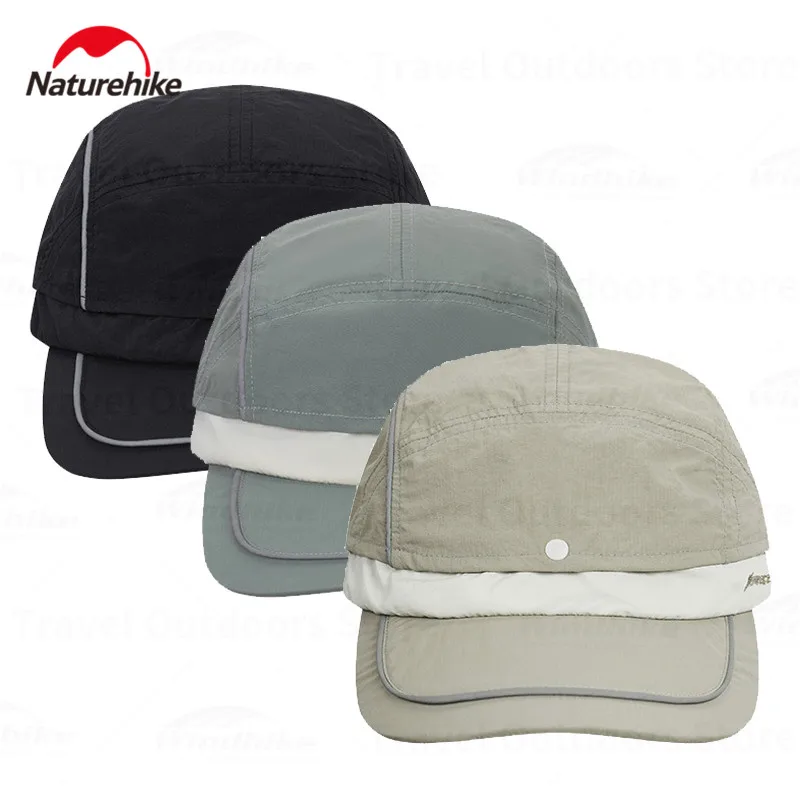 

Naturehike 2023 Men/Women Fashion Peaked Cap Double-Layer Detachable Hat Summer Outdoor Breathable Deep Top Widened Sun Hat