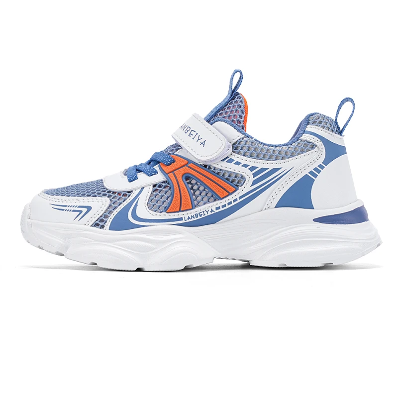 Summer Kids Shoes Boy Sneaker Mesh Breathable Lightweight Children Casual Sneaker Fashion Boy Tennis Sports Shoes 4 To 12 Years