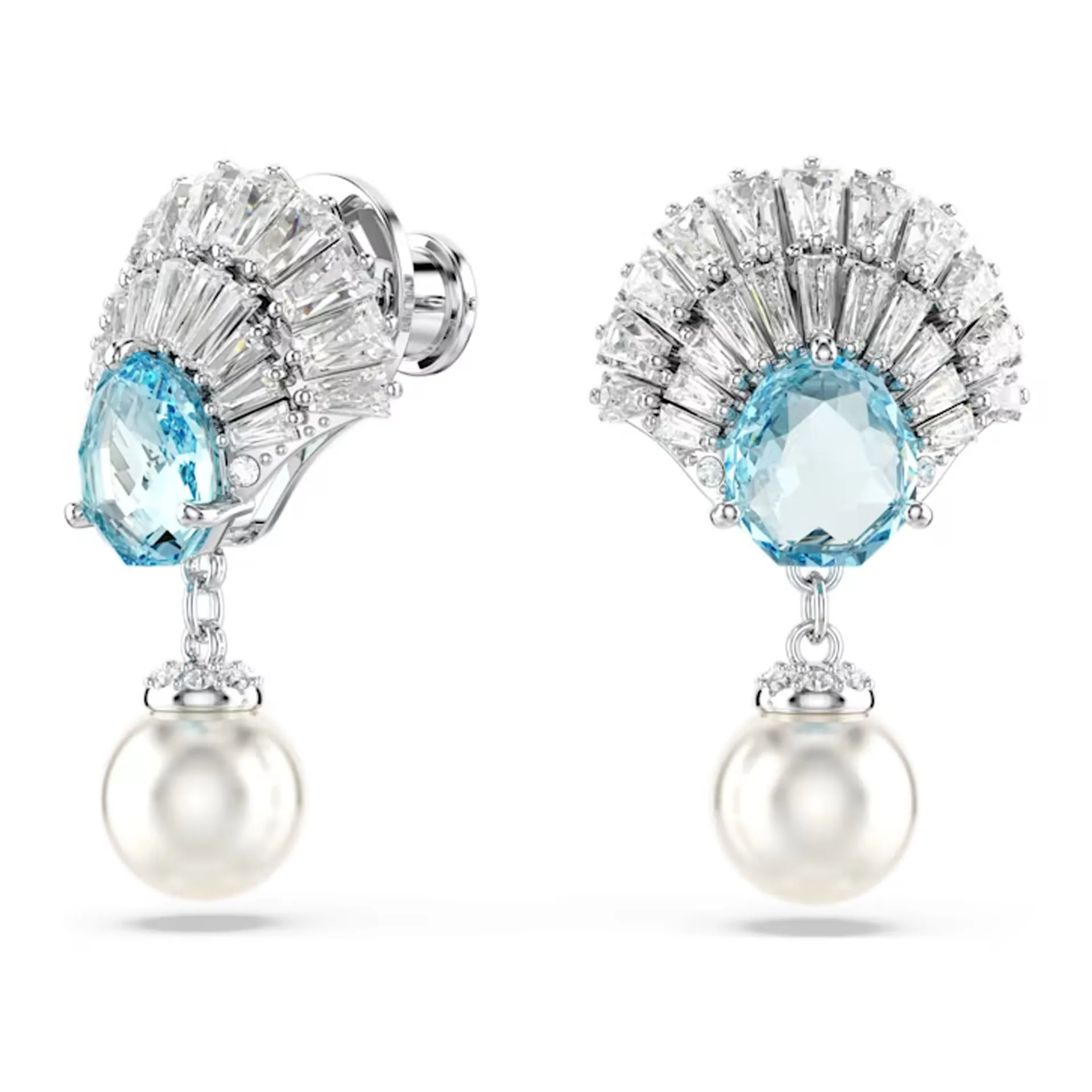 2024 Original Earrings Austrian Crystal Geometry Luxury Exquisite Jewelry High Quality Glamour XFU for Women Earring With Logo