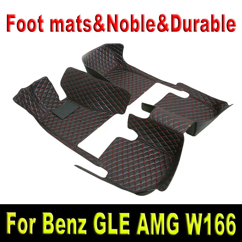 

Car Floor Mats For Mercedes Benz GLE AMG W166 53 63 63S 2015 2016 2017 2018 Custom Foot Pads Carpet Cover Interior Accessories