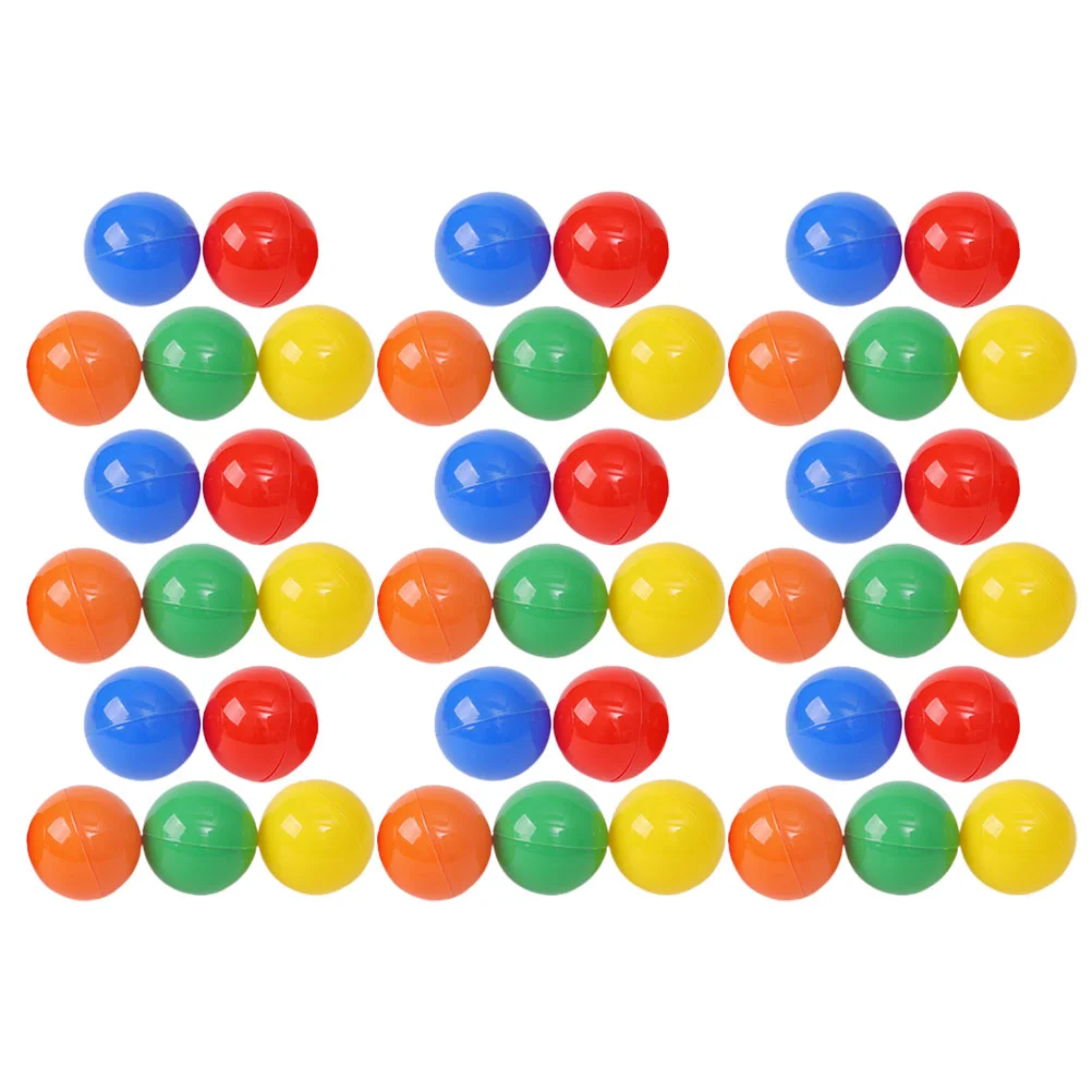 

50pcs Party Activities Party Game Props Lottery Balls Openable Raffle Balls Small Balls