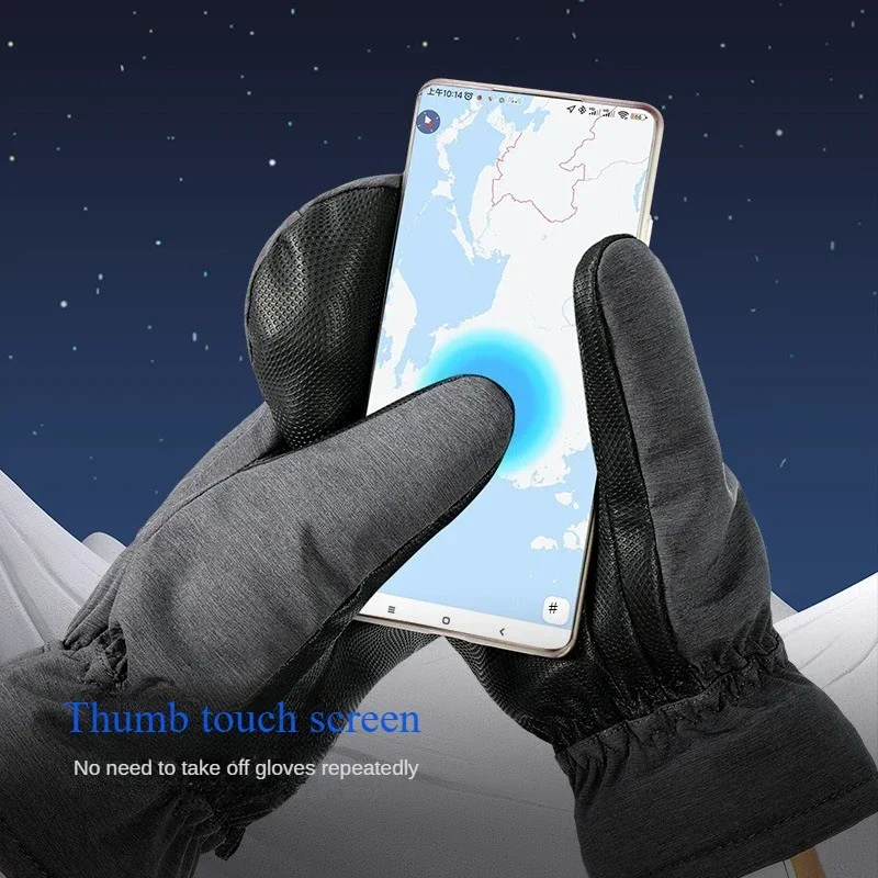 Professional Winter Ski Gloves Men Women Ski Snowboard Gloves Waterproof Keep Warm Windproof 3M Snowboard Glove Sport Protective