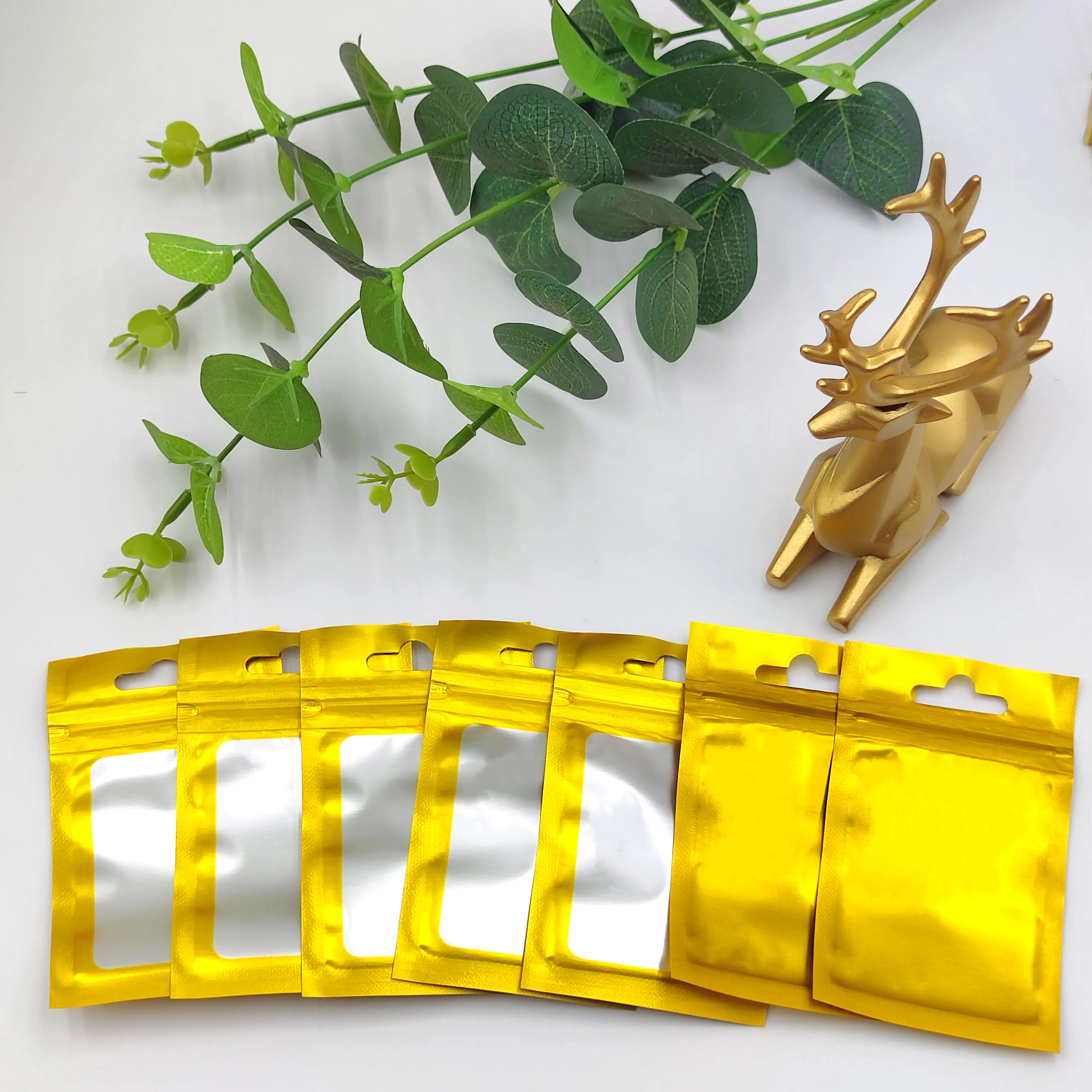 200 Mini Sacchetti Con Chiusura Lampo Colorati 2.5x2.5 Cm - Bustine Di Plastica Resistenti 4 Mil Per Gioielli, Perline, Viti, Farmaci, Snack, Fai Da Te - 2
