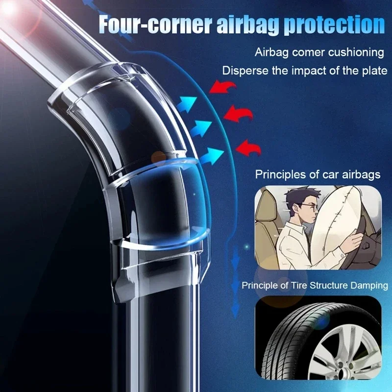 Luxury Transparent Silicone Shockproof Phone Case Cover