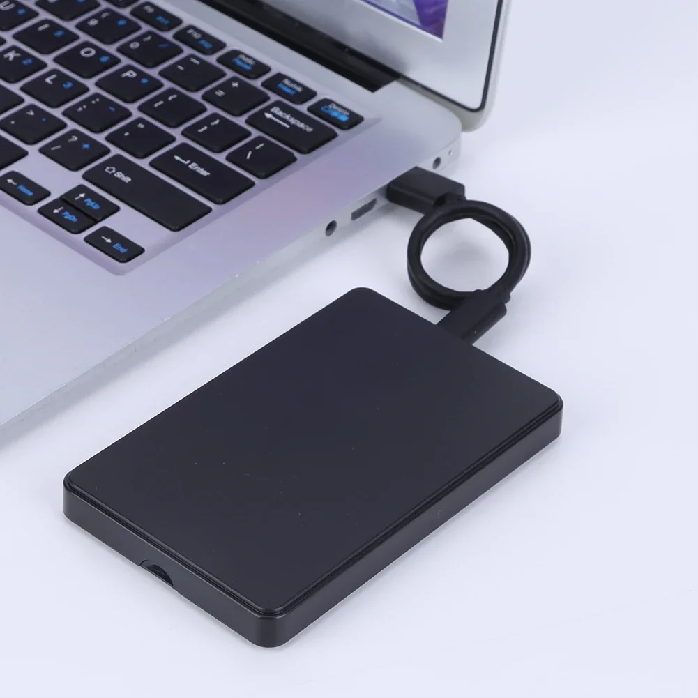 USB3.1 Mobile HDD Box with USB3.0 To Type-C Cable 2.5in Mobile Hard Disk Box Driver-free Plug and Play for SATA 1/2/3 HDD Or SSD