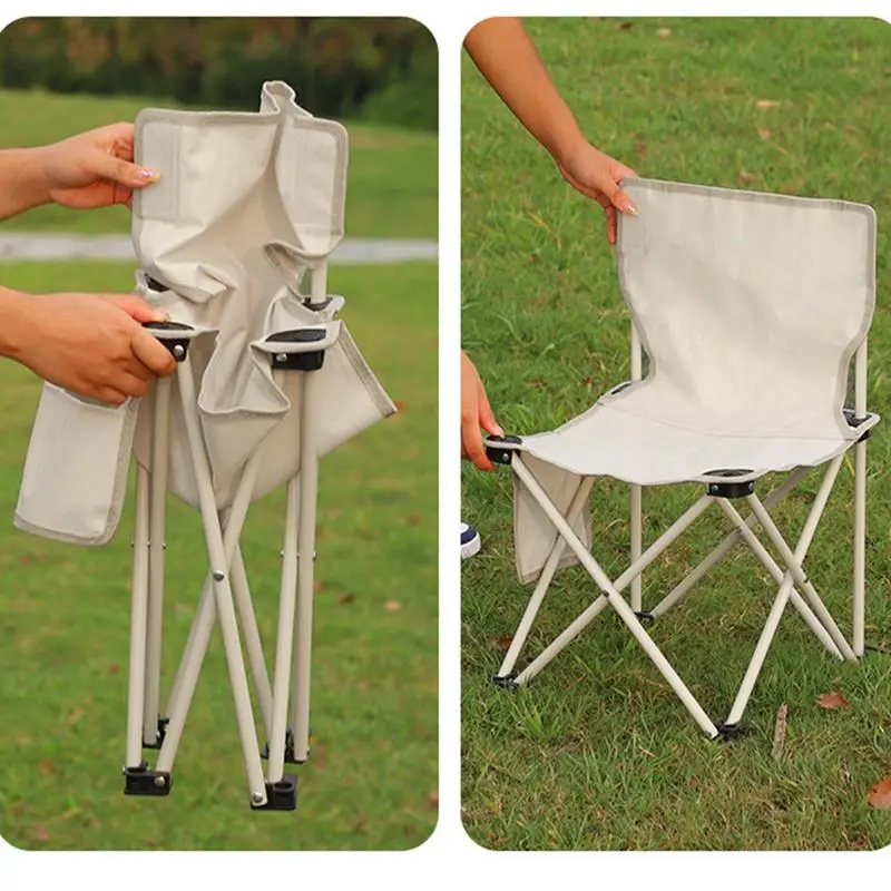 Folding Sauna Chair Storage Bag Camping Supplies Oxford Cloth Stool Beach Collapsible  Chairs Ice Fishing Lightweight Small - AliExpress