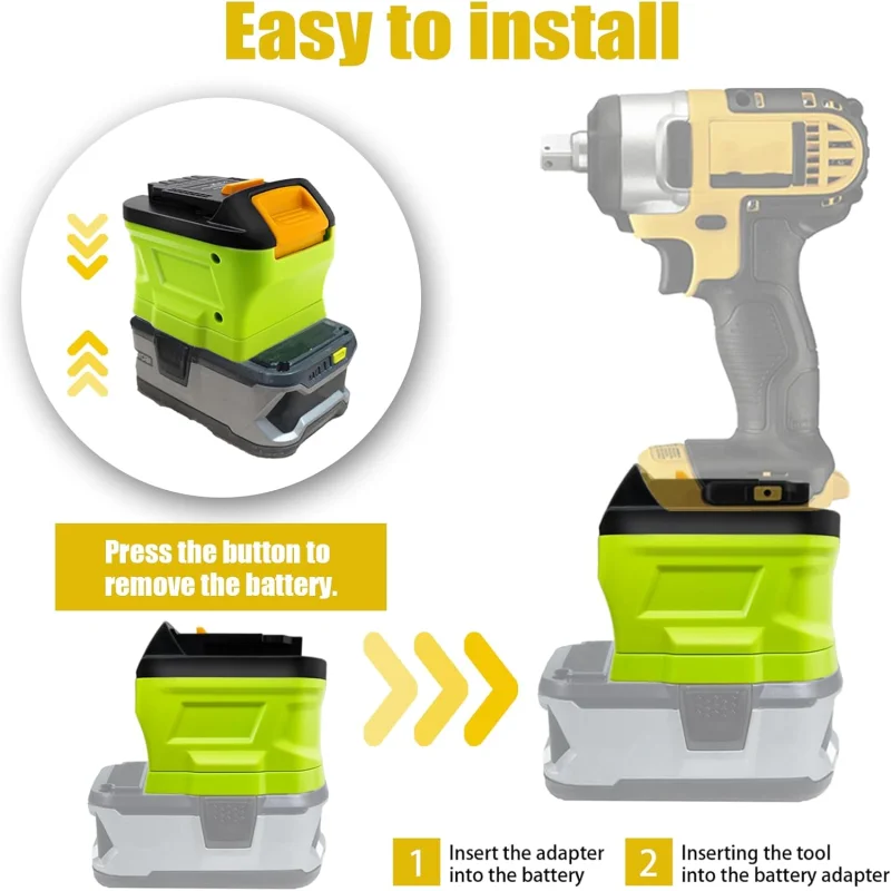 Troncatrice DeWALT Adattatore Alimentazione Per Batterie Dewalt - Foto 8