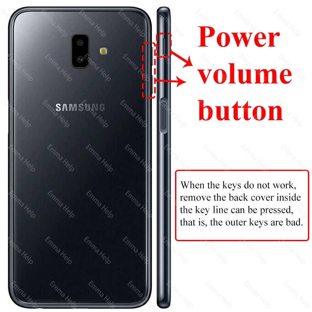 Volume Power Button Replacement for Samsung Devices - Side Power Key On/Off Repair Parts