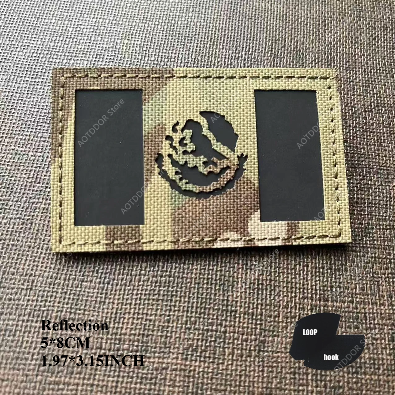 German Eagle Army Badge Tactical Patch – Hook And Loop Back, Military Style Patch -03