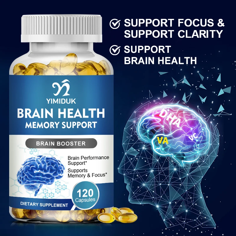 

Nootropic Brain Supplement Capsules Improves Brain Memory Natural Neurocognitive Enhancement Brain Booster Supplements