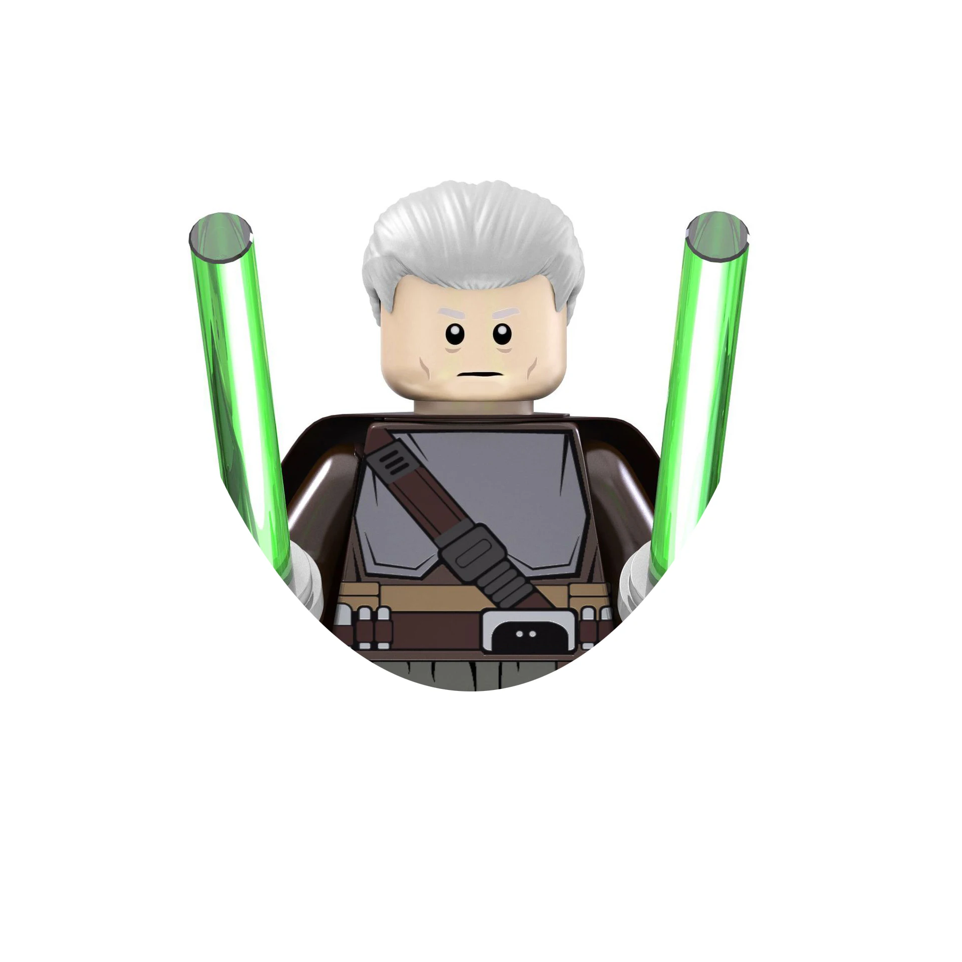 DarthVaderAhsokaTanoBuildingBlocksObiWanKenobiBrickC3PO