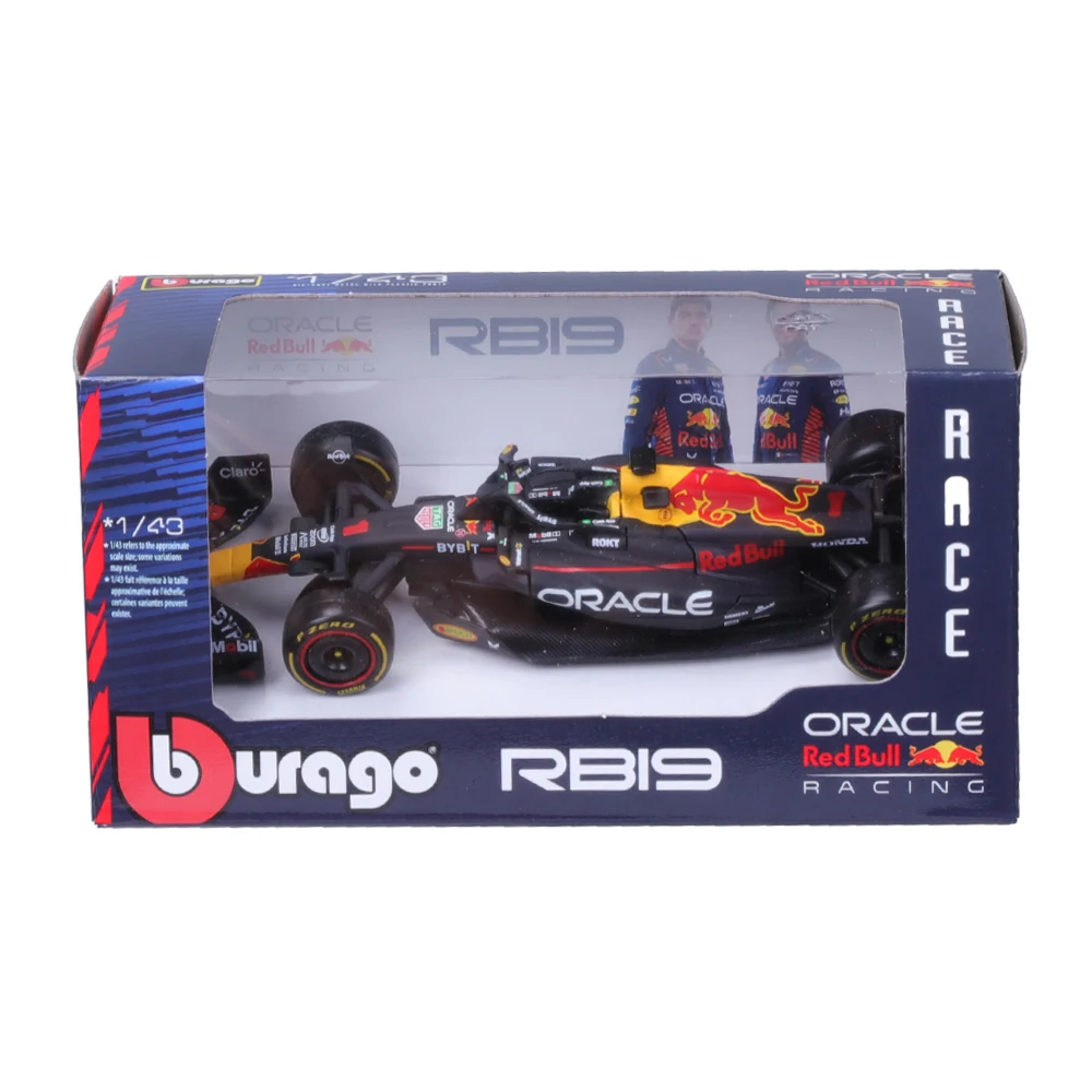Bburago 1:43 F1 Model Regular Version  2023  Red Bull Racing RB19 #1 Verstappen #11 Perez Alloy Car Formula Die Cast Toy 6