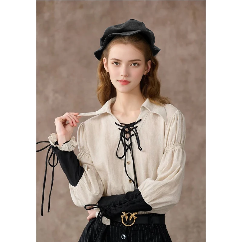 DAZCOS Renaissance Tudor Flat Beret Hats Women French Beret Hats Painter Cap Classic Costume Men Medieval Costume cosplay hats