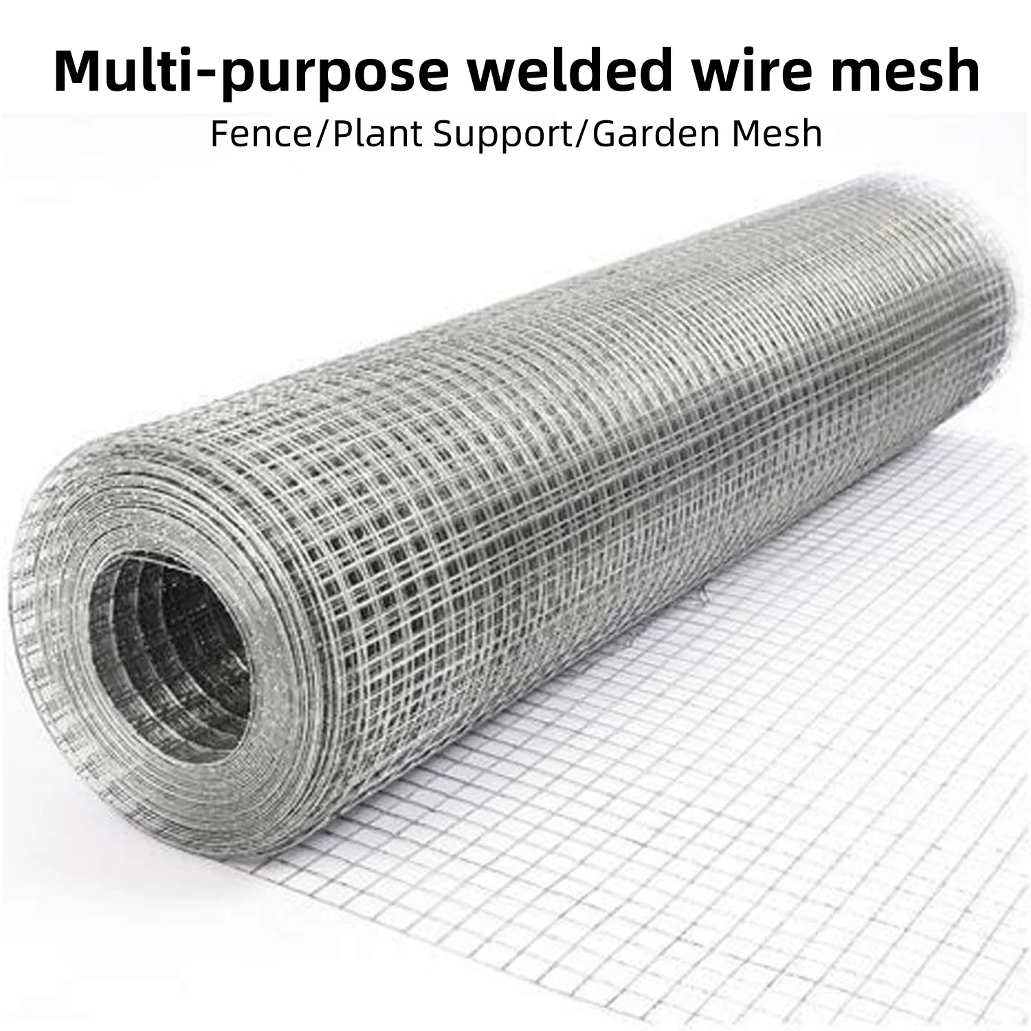 BRIEFNESS Galvanised wire mesh Multi-purpose wire Easy to cut Vegetable protection mesh Climbing plant support mesh Fencing