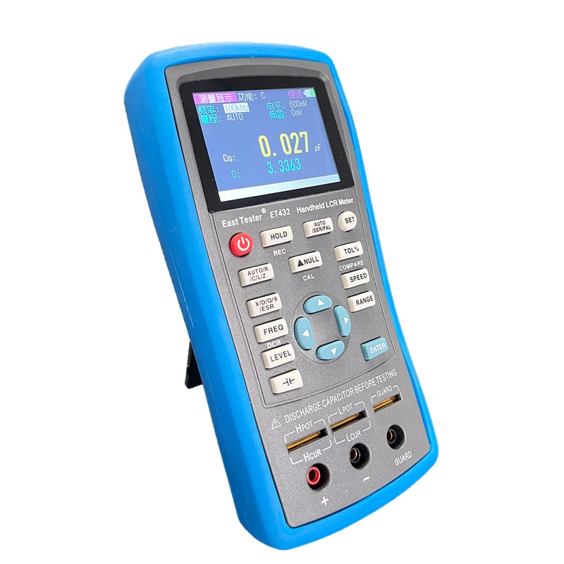 ET43 Series Handheld LCR Digital Bridge Meter Multifunctional Capacitance Inductance Resistance Meter