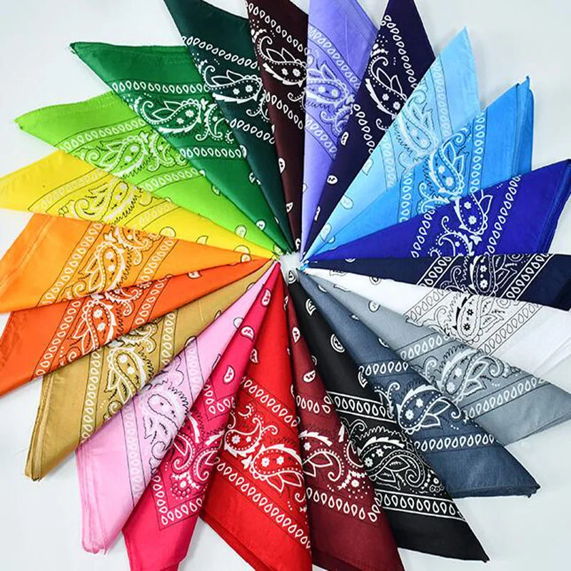 Popular Caju Flores Bandana para Homens e Mulheres, Ao Ar Livre Headbands, Faixa de Cabelo, Pulso Wraps, Amoeba Lenços, Toalha, Presente de Natal