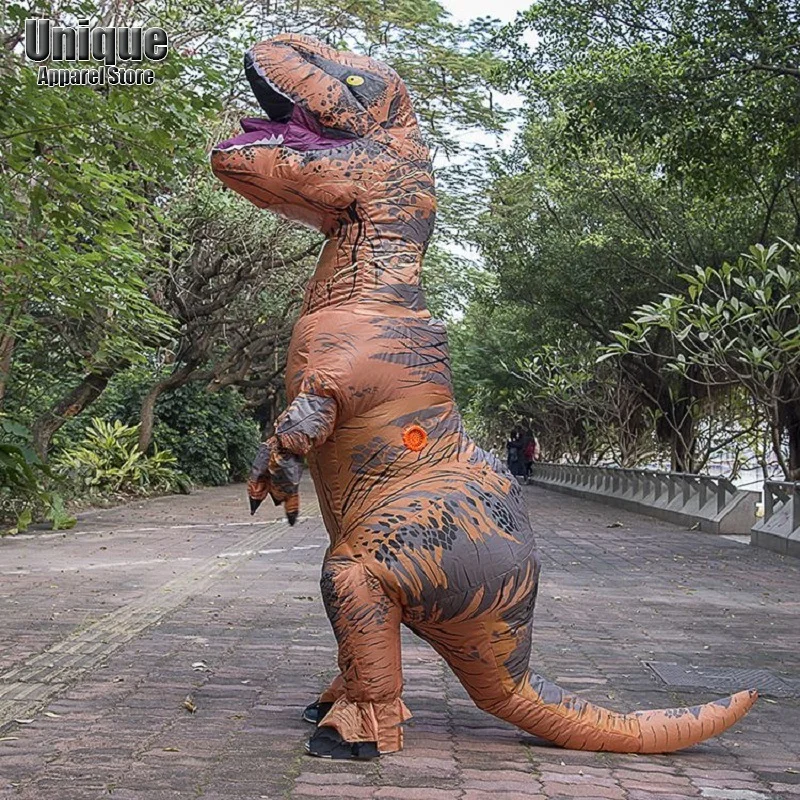 JYZCOS t-rex Costume da dinosauro gonfiabile costumi di