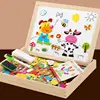 Wooden Multifunction Children Animal Puzzle Writing Magnetic Drawing Board Blackboard Learning Education Toys For Kids 4