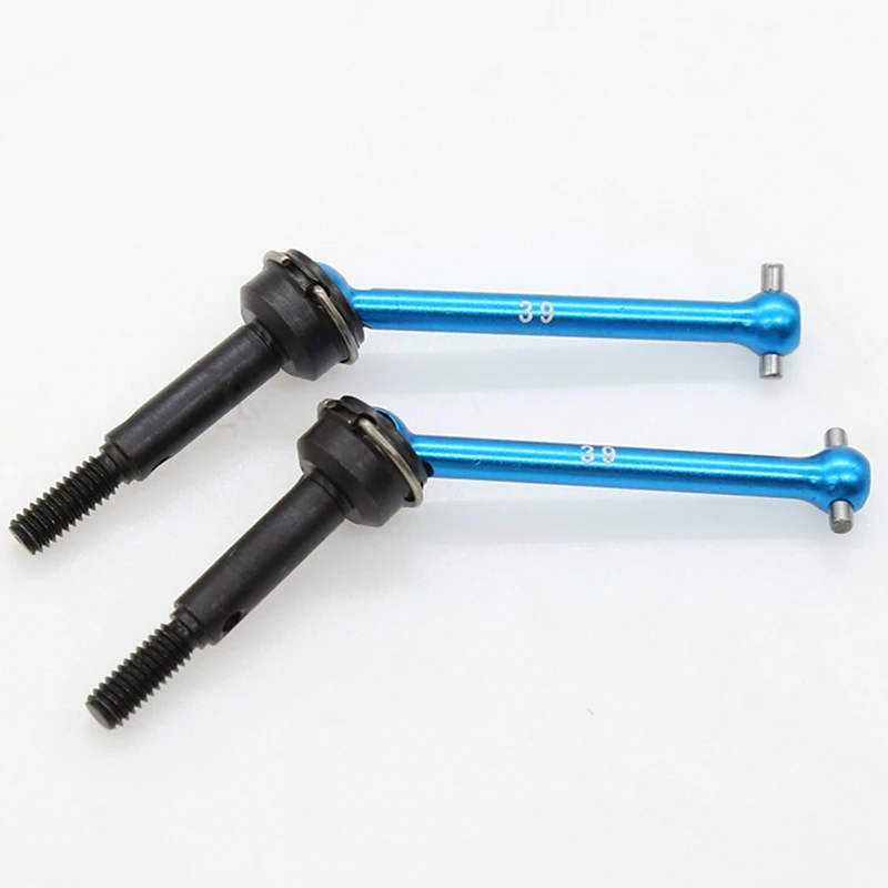2Pcs Albero Di Trasmissione In Metallo Cvd 53792 (39Mm) Per Tamiya Tt-01 Tt-02 Tt01 Tt02 Xv-01 Ta01 Ta04 1/10 Rc Parti Di Aggiornamento Per Auto