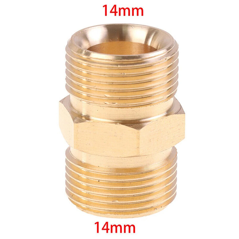 

Brand New Hose Connector Adapter Replacement Spare Parts Washer Accessories Brass High Pressure Hose Extension