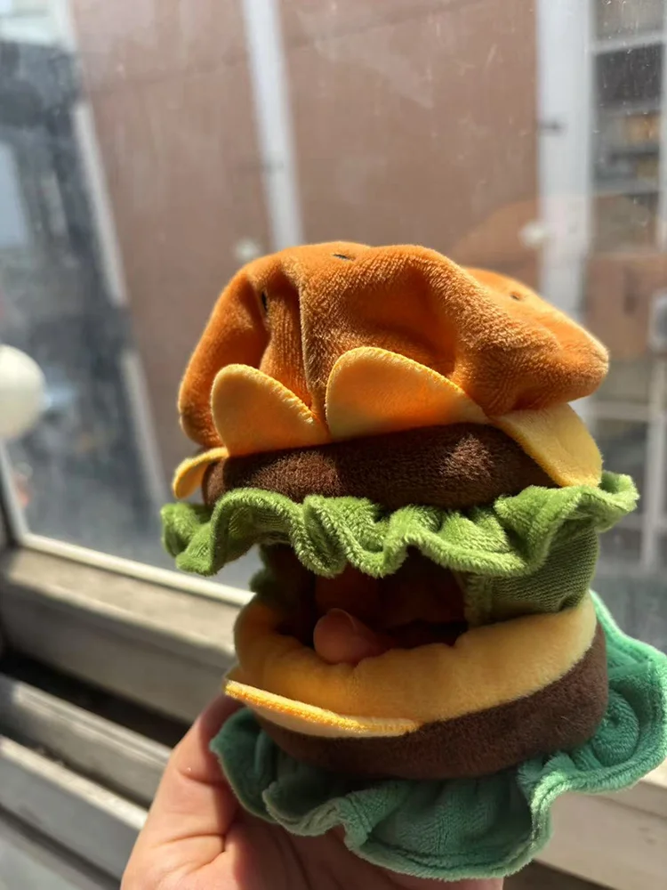 10-12cm Cute Cartoon Hamburger Set Idol Doll Clothes Accessories Kawaii Soft Fluffy Plush Doll Clothes Anime Game Periphery