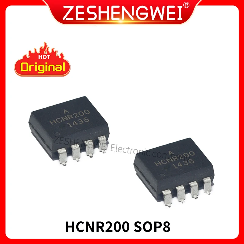 

2PCS New HCNR200 DIP8 Highly Linear optocoupler Isolator HCNR201,Photoelectric coupler chip, high linear analog photoe
