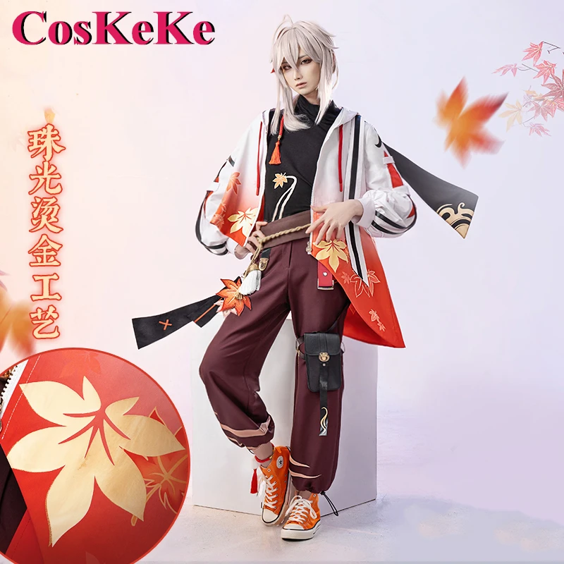 

CosKeKe Kaedehara Kazuha Cosplay Anime Game Genshin Impact Costume Handsome Daily Trendy Clothes Unisex Party Role Play Clothing