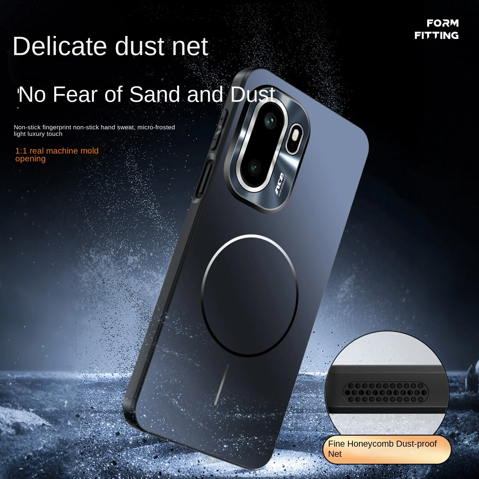 Colorful Magnetic Full-Lens Protective Scratch-Resistant Phone Case