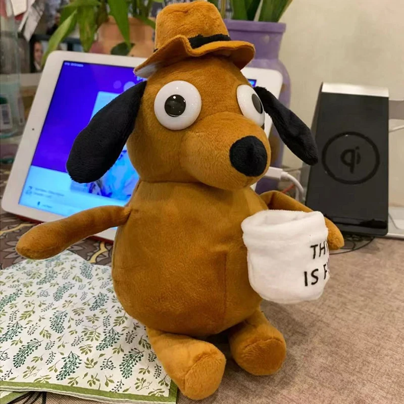this is fine dog plush amazon