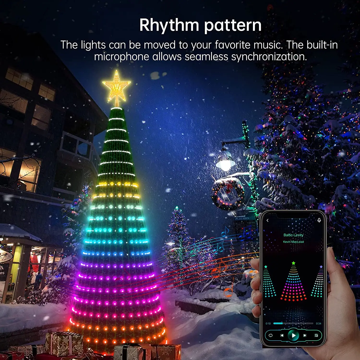 1.5m Xmas Tree LED Light RGB Pixel Christmas Tree with Remote Controller  for Home Holiday Festival Decoration - China LED Christmas Light, Christmas  Tree