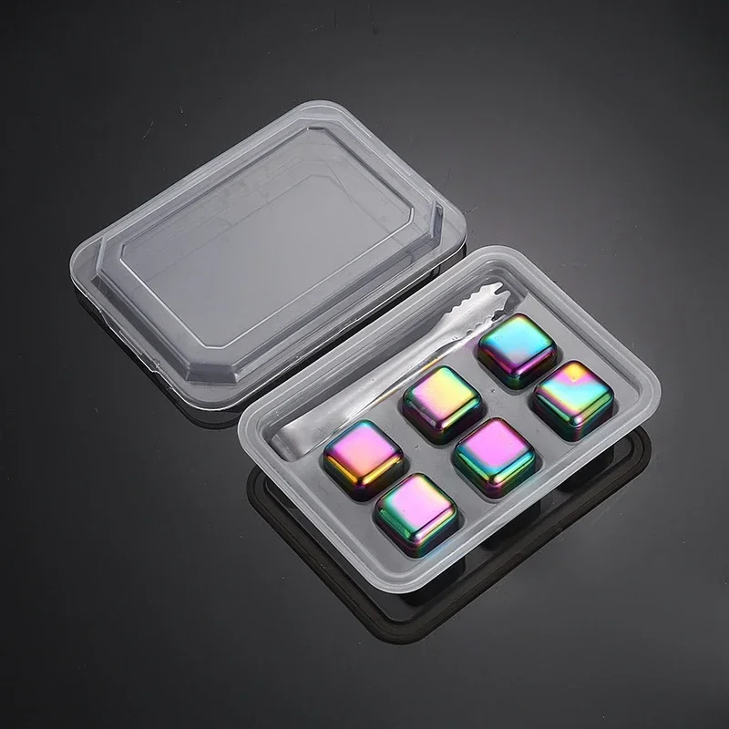 Reusable Whiskey Stones Stainless Steel Ice Cubes Quick-Freeze Wine Cooler Food Grade Metal Pellets Beer Cooler Bar Accessories image 47