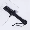 32CM Pu Leather Paddle, Tied bow tie Riding Crop Pu Leather Horse whip,Submissive,Flog Spank Paddle 5