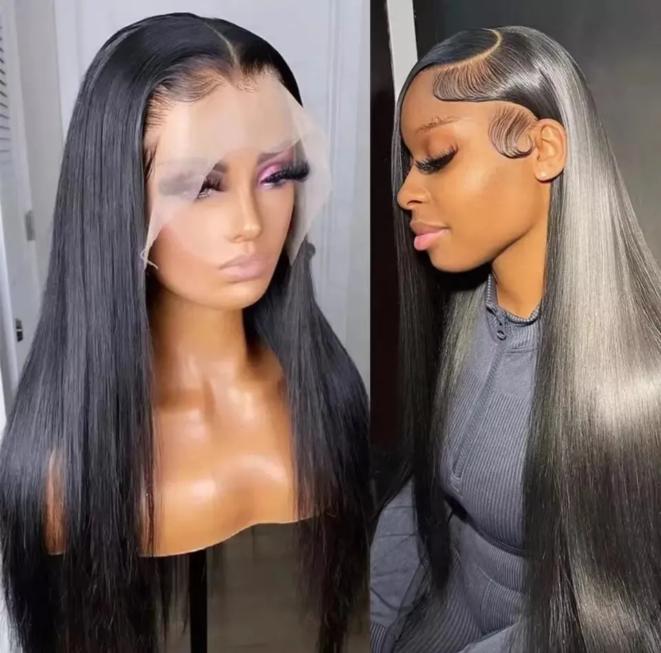 

Human hair 13x4 LACE FRONTAL WIG Straight Human Hair