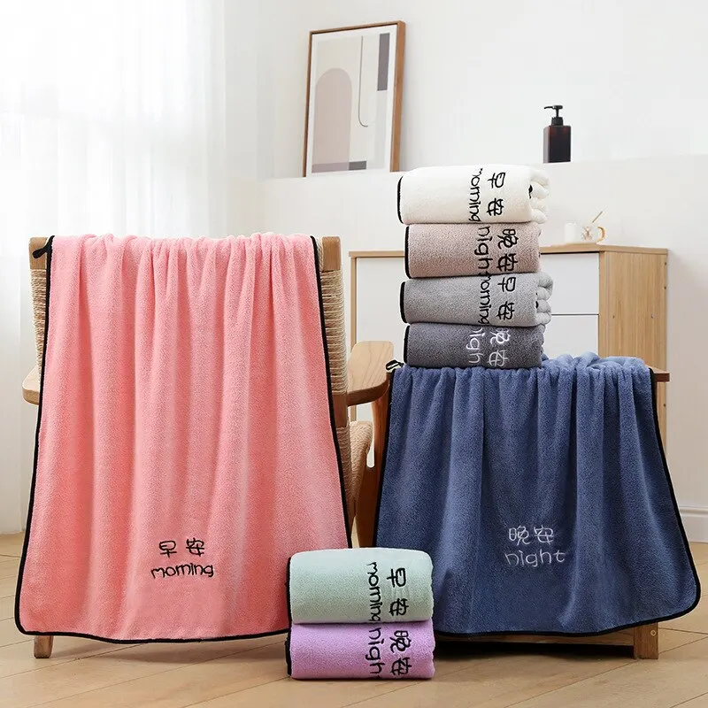Pure Cotton Bath Towel Soft Absorbent
