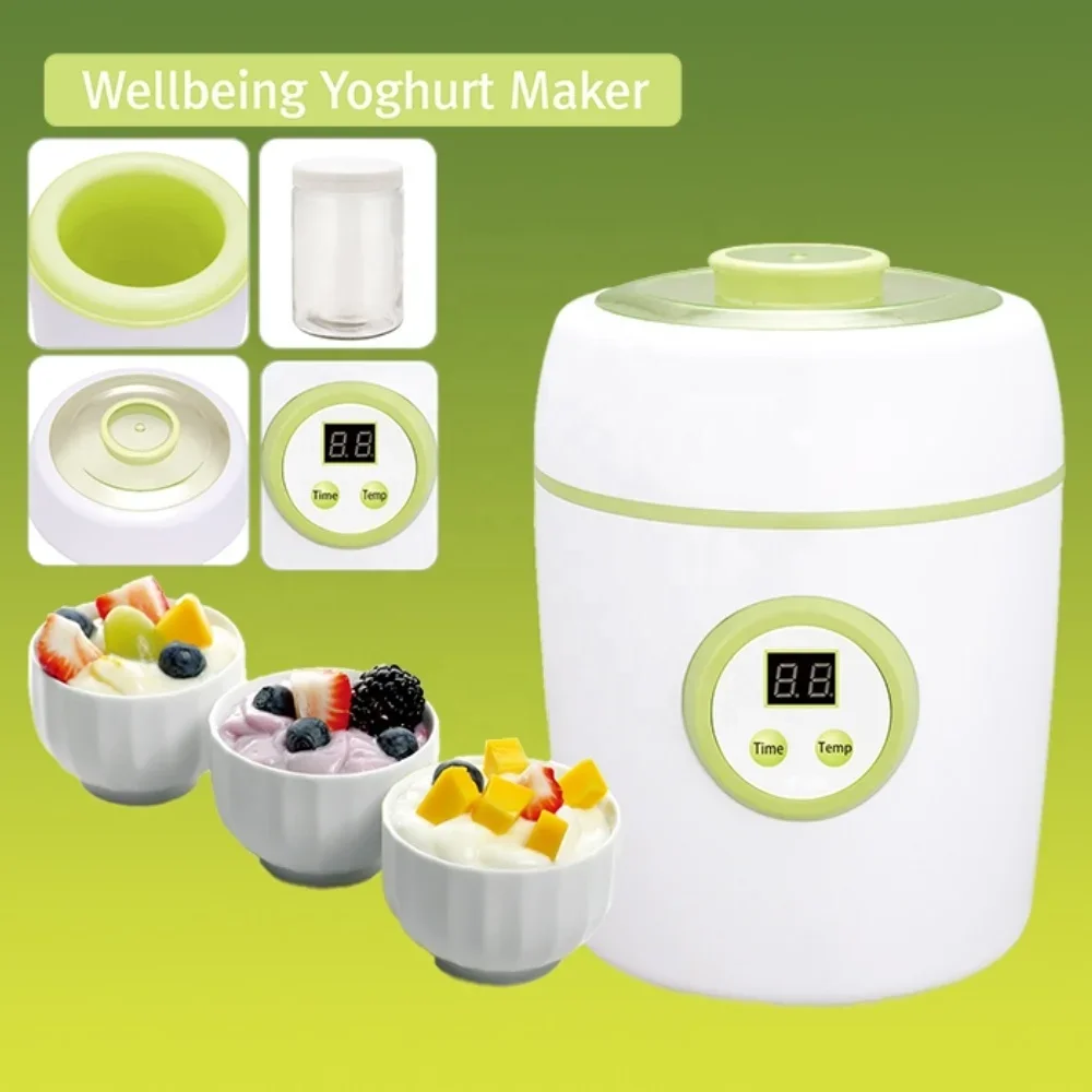Delicious Greek Yogurt Mini Household Home Electric Temperature Control Automatic Rice Wine Yogurt Maker With Glass Bottle 5
