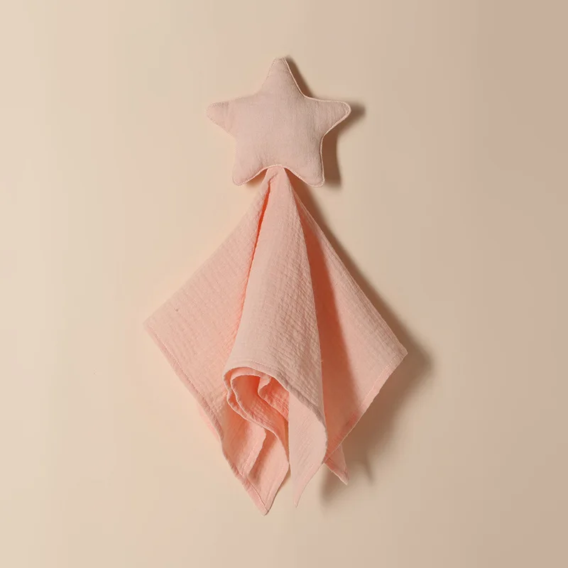 cotton muslin blanket cotton blanket swaddle blanket cotton swaddle cotton gauze blanket Baby Cotton Muslin Comforter Blanket Soft Star Newborn Sleeping Dolls Cute Kids Sleep Toy Soothe Appease Towel Bibs Saliva Towel