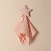 Baby Cotton Muslin Comforter Blanket Soft Star Newborn Sleeping Dolls Cute Kids Sleep Toy Soothe Appease Towel Bibs Saliva Towel 5