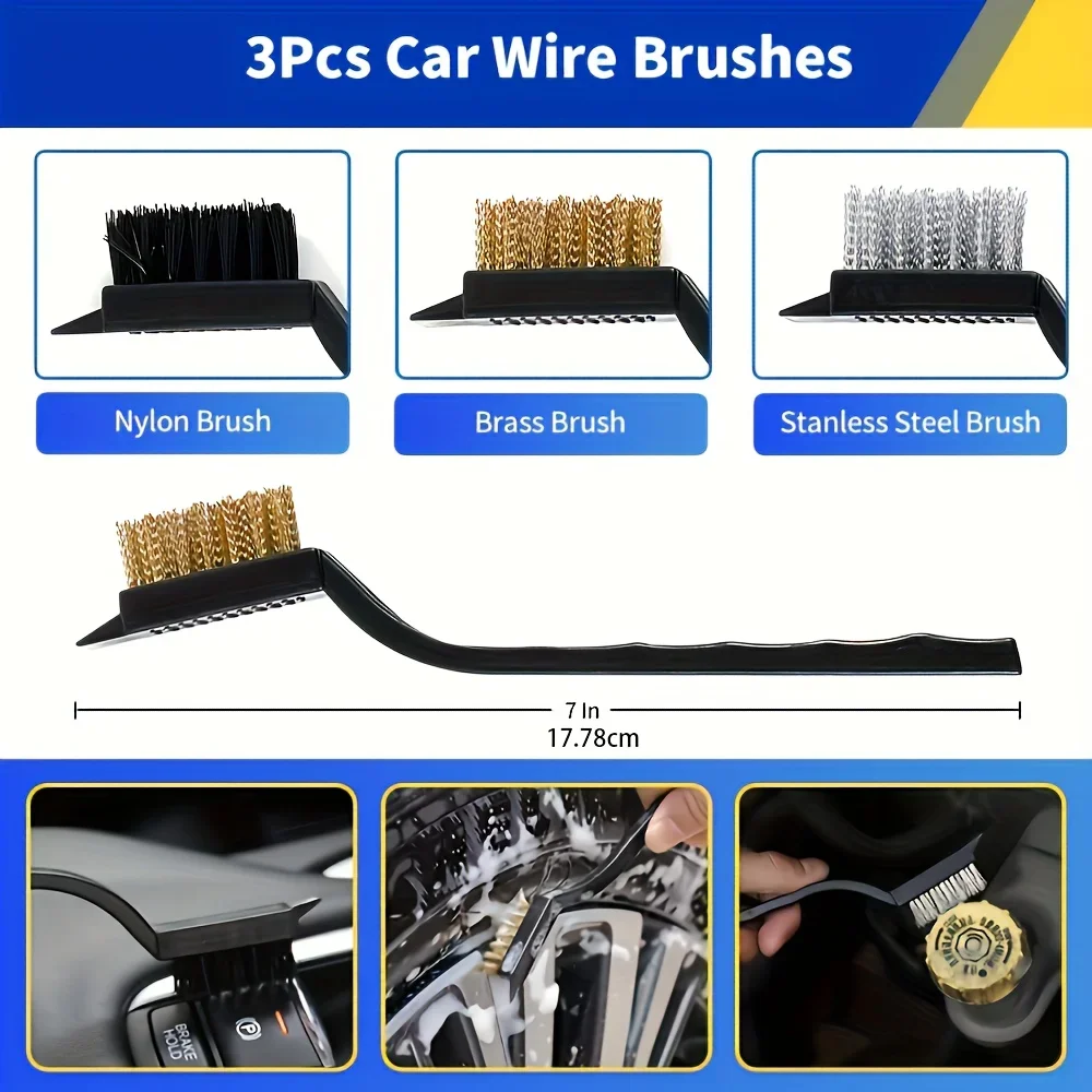 27-Piece RV & Car Wash Kit β Car Cleaning Brushes, Accessories, and Repair Tools for Auto Detailing and Maintenance 4