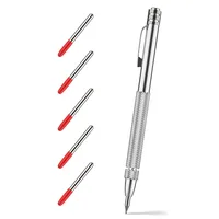 JUSTINLAU Double Ended Carbide Scribing Pen Metal Wood Glass Tile Cutting Marker Pencil For Metalworking Woodworking Hand Tools 1