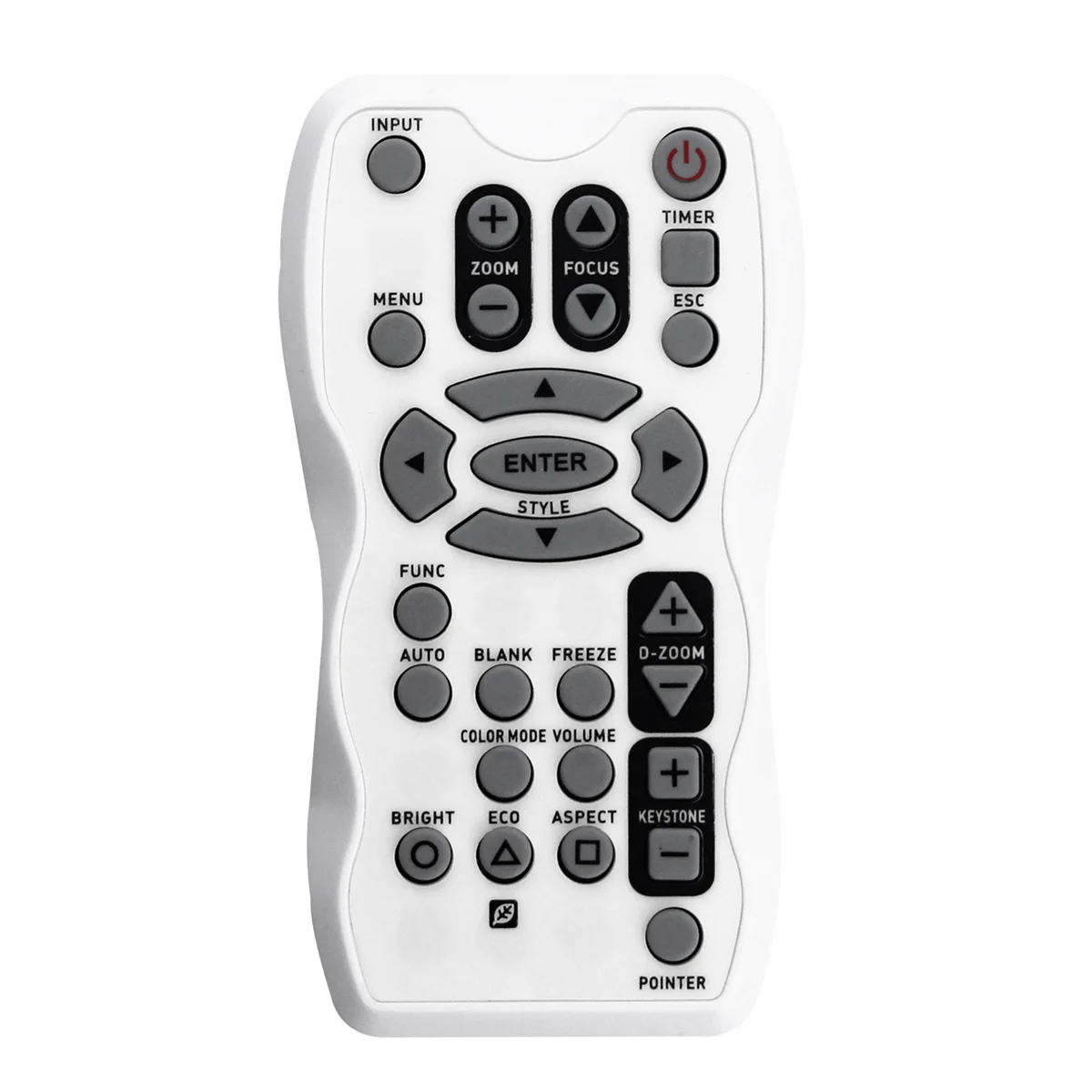 

Replace YT-110 Projector Remote Control for Casio XJ-A141, XJ-A146, XJ-A241, XJ-A246, XJ-A251, XJ-A256, XJ-M250