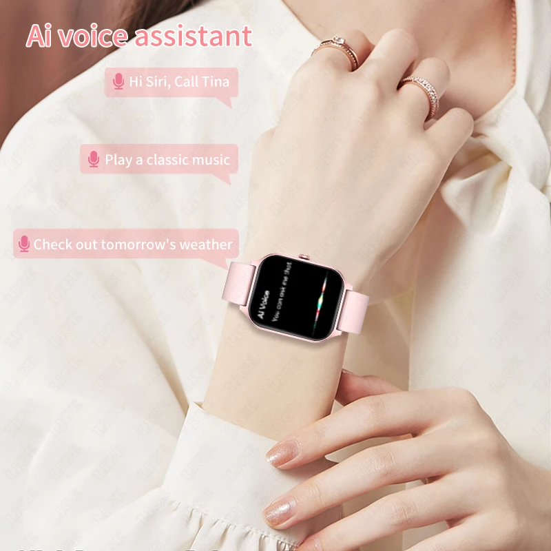 LIGE New Waterproof Smart Watch Women Outdoor Military Smart Watch Men Fitness Sports Bracelet Women Smartwatch Bluetooth Call