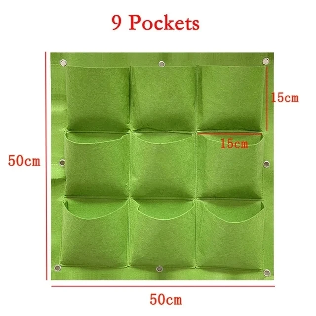 Green 9 pockets