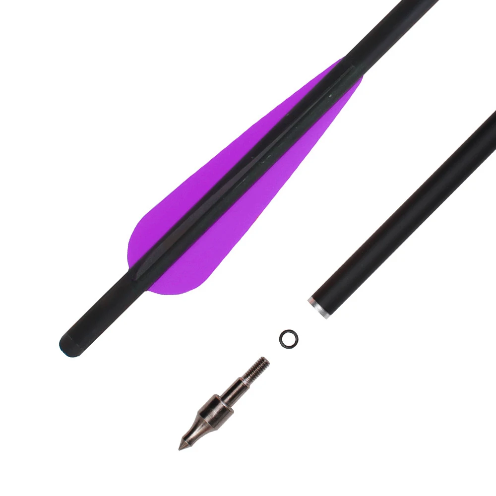 Archery Arrows 20" 22" Crossbow Bolt Carbon Arrow spine 400 For Crossbow Hunting Shooting