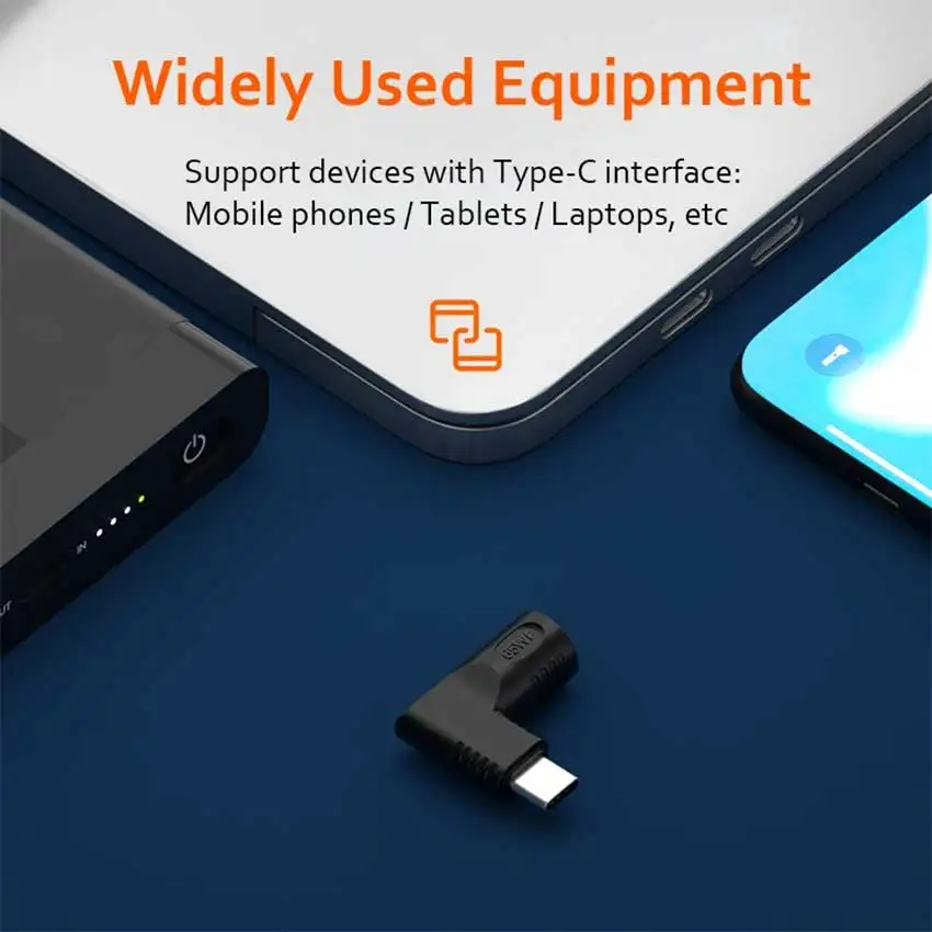 65 واط تيار مستمر الطاقة أنثى إلى USB نوع-C ذكر PD...