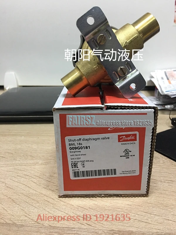 Original DAN.FOSS BML18S 009G0181 Shut-off Disphragm valve 3/4 Welding Seam FAIRSZ STORE