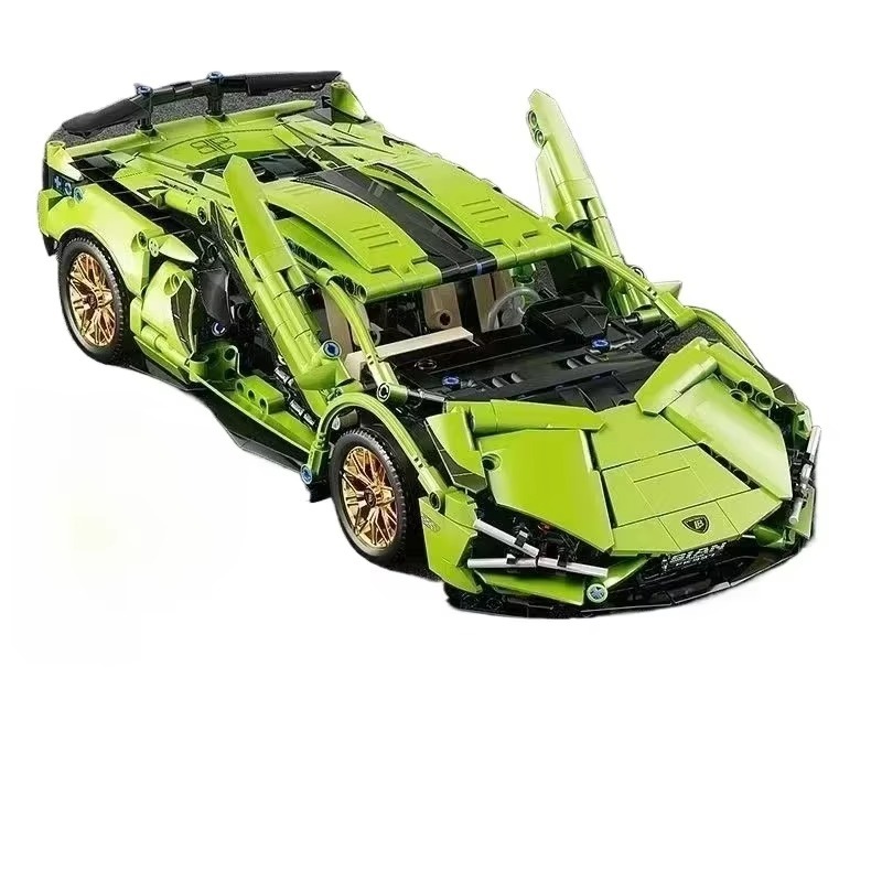 Plastic Creative Building Blocks Remote Control Car Model Educational Toy for 6-12y Kids BirthdayParty Celebration Gift