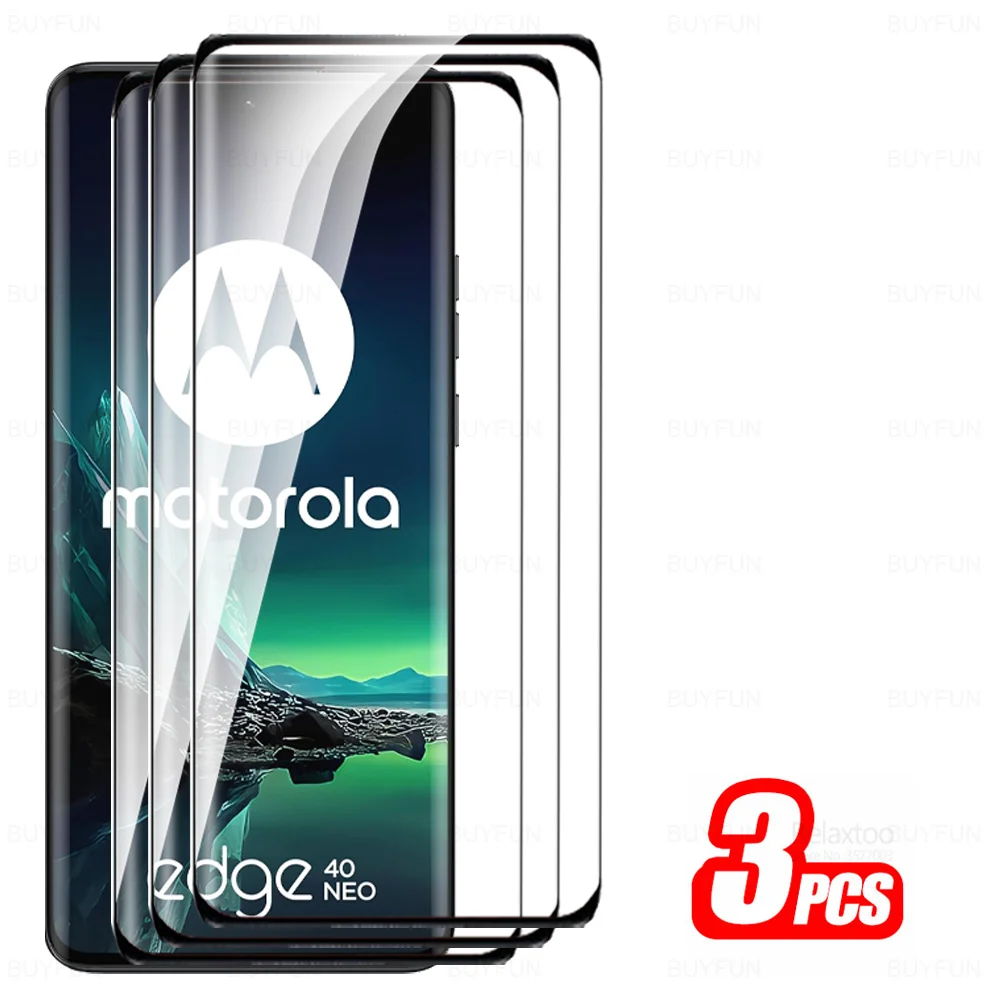 لموتورولا حافة 40 Neo 40Neo الزجاج المنحني 1-3 قطع...