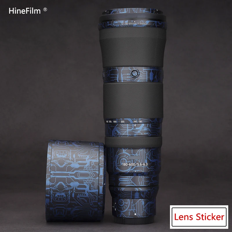 Nikkor z 180-600 Linsen aufkleber Haut für Nikon Z 180-600mm 1: 5,6-6,3 vr Linse Anti-Kratz-Wickel abdeckung Linsen aufkleber folie – Detail 7